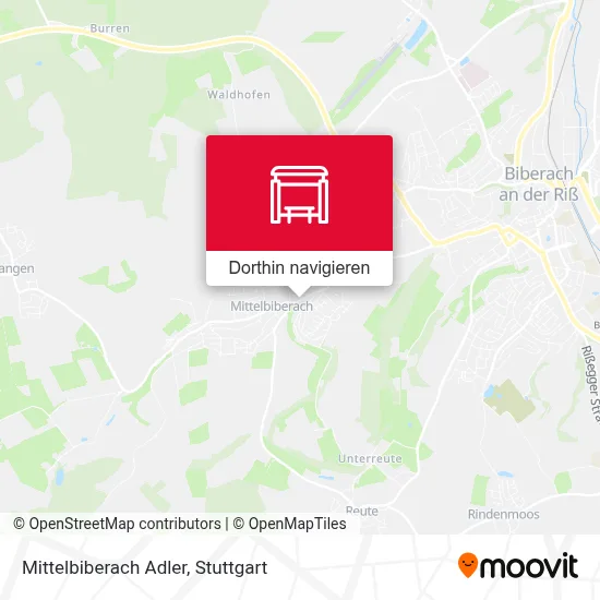 Mittelbiberach Adler Karte