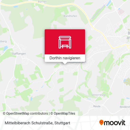 Mittelbiberach Schulstraße Karte