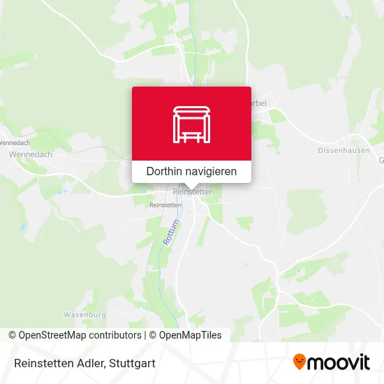 Reinstetten Adler Karte