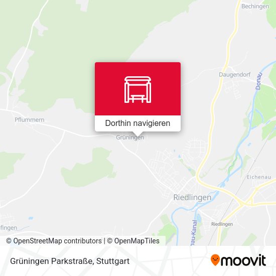 Grüningen Parkstraße Karte