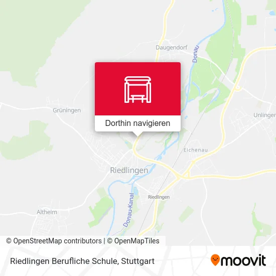 Riedlingen Berufliche Schule Karte