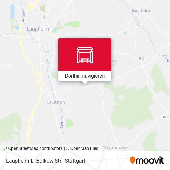 Laupheim L.-Bölkow Str. Karte