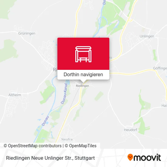 Riedlingen Neue Unlinger Str. Karte