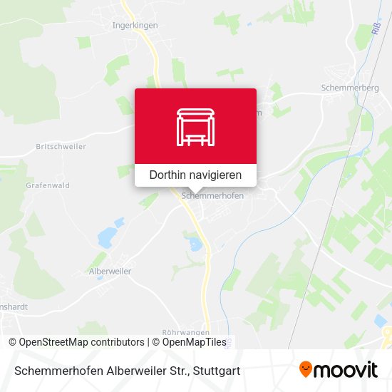 Schemmerhofen Alberweiler Str. Karte