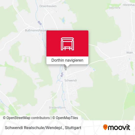 Schwendi Realschule/Wendepl. Karte