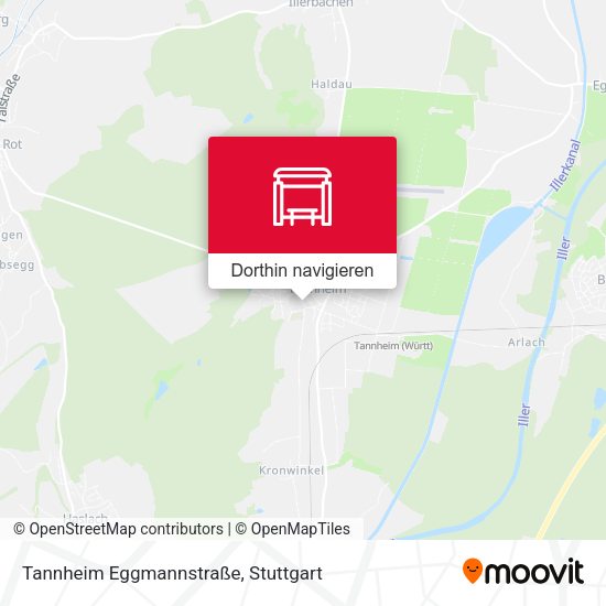 Tannheim Eggmannstraße Karte
