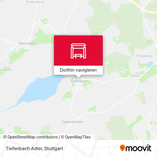 Tiefenbach Adler Karte