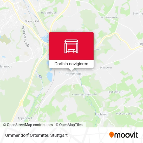 Ummendorf Ortsmitte Karte