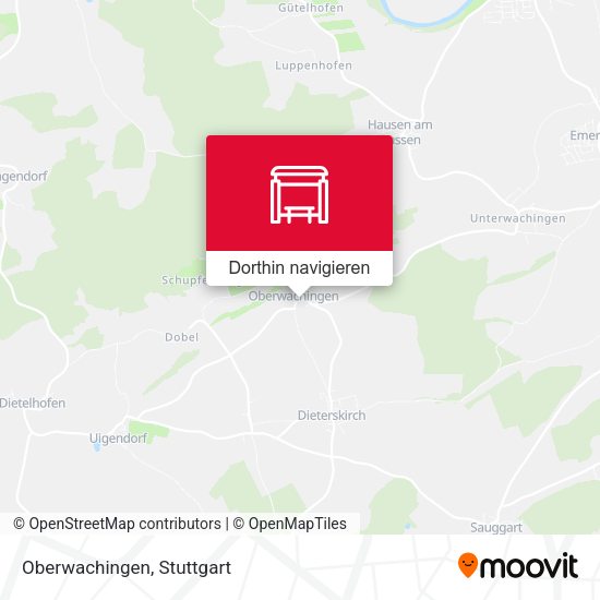 Oberwachingen Karte