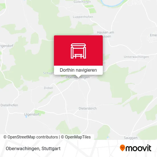 Oberwachingen Karte