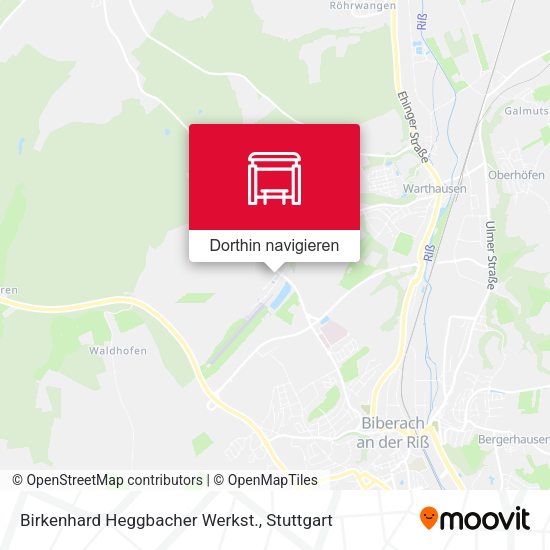 Birkenhard Heggbacher Werkst. Karte