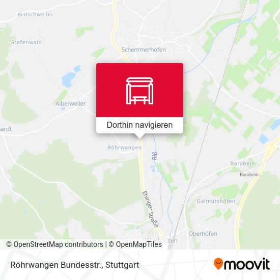 Röhrwangen Bundesstr. Karte