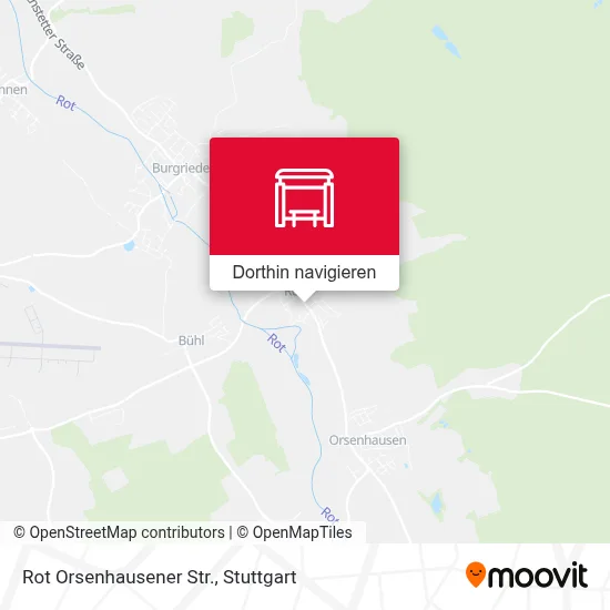 Rot Orsenhausener Str. Karte