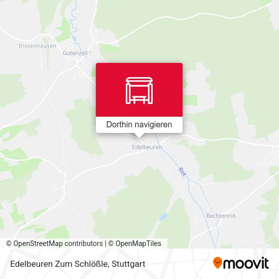 Edelbeuren Zum Schlößle Karte