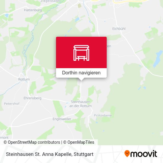 Steinhausen St. Anna Kapelle Karte