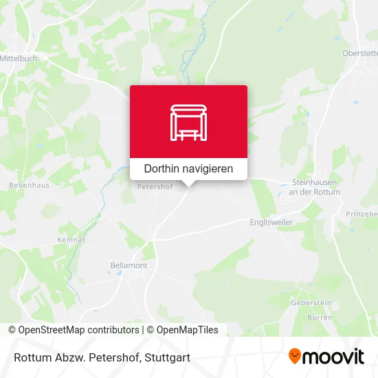 Rottum Abzw. Petershof Karte