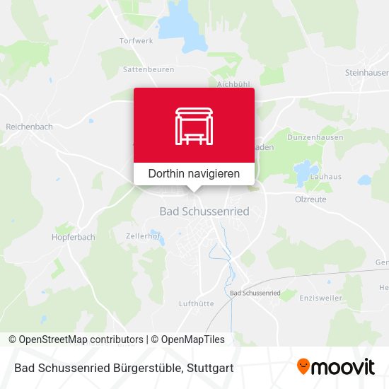 Bad Schussenried Bürgerstüble Karte