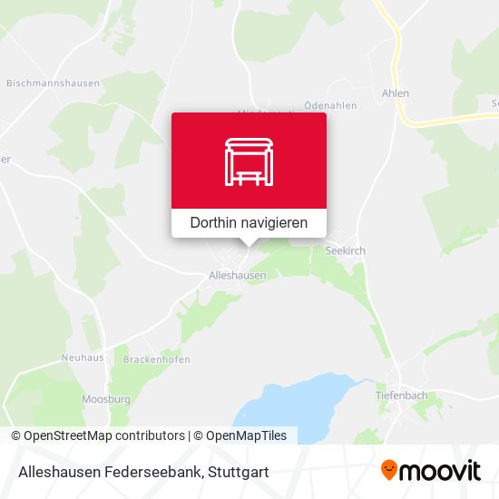 Alleshausen Federseebank Karte