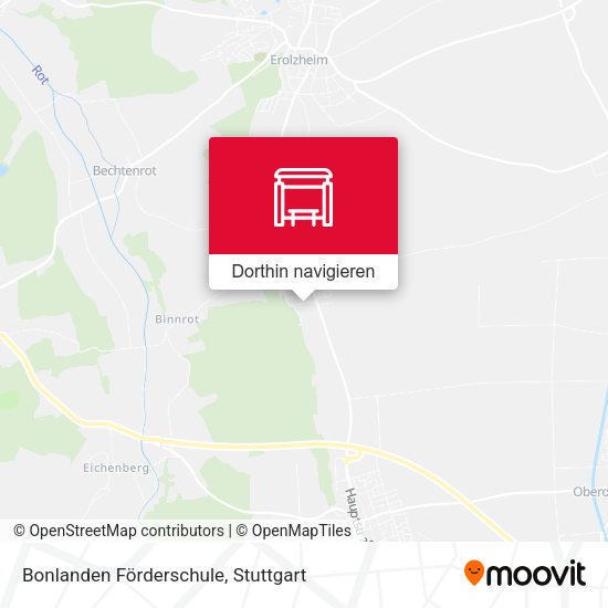Bonlanden Förderschule Karte