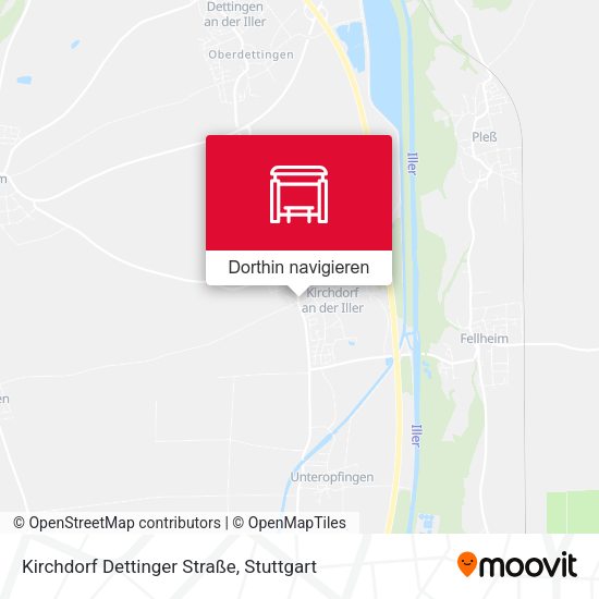 Kirchdorf Dettinger Straße Karte
