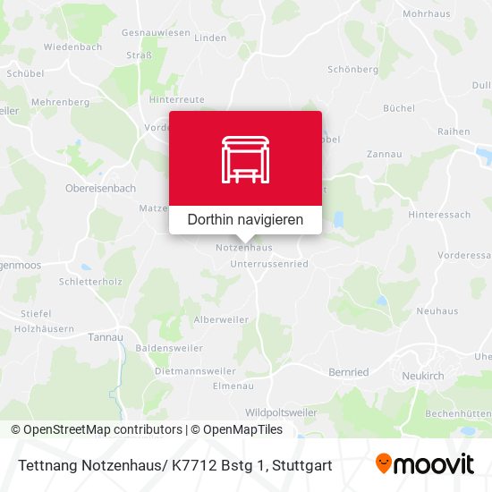 Tettnang Notzenhaus/ K7712 Bstg 1 Karte