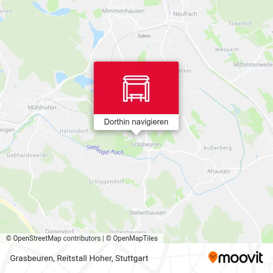 Grasbeuren, Reitstall Hoher Karte