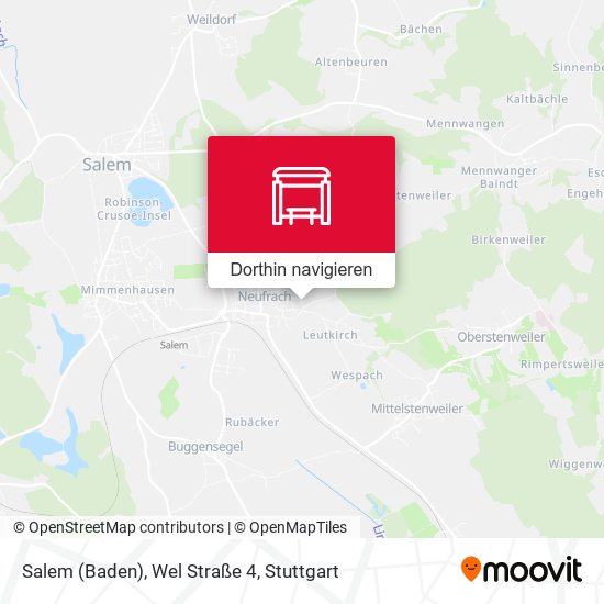 Salem (Baden), Wel Straße 4 Karte
