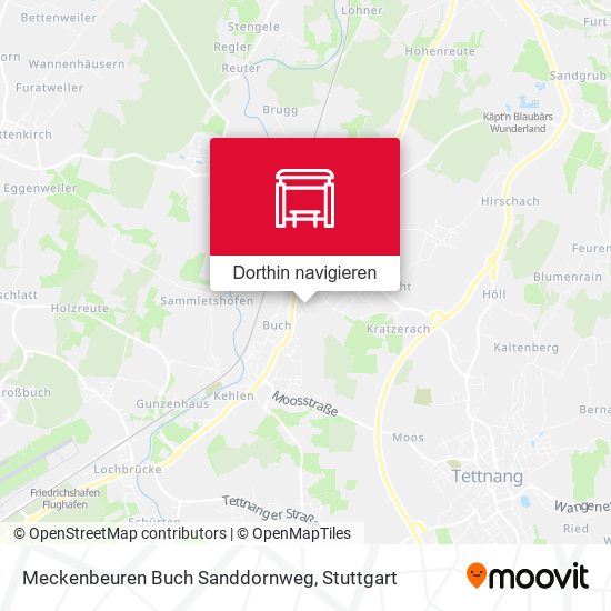 Meckenbeuren Buch Sanddornweg Karte