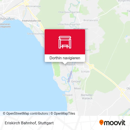 Eriskirch Bahnhof Karte
