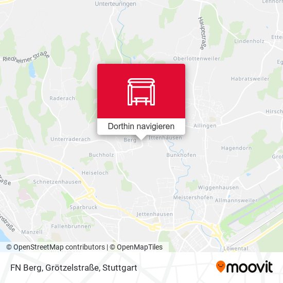 FN Berg, Grötzelstraße Karte