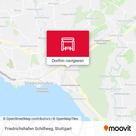 Friedrichshafen Schilfweg Karte