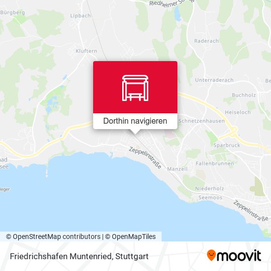 Friedrichshafen Muntenried Karte