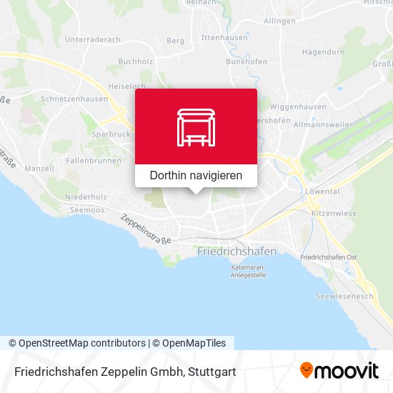 Friedrichshafen Zeppelin Gmbh Karte
