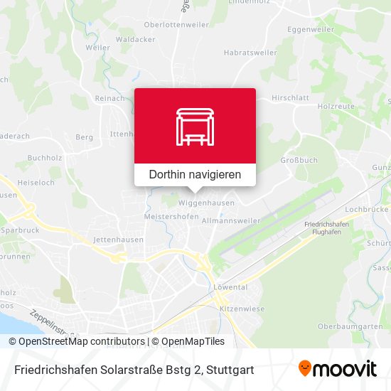 Friedrichshafen Solarstraße Bstg 2 Karte