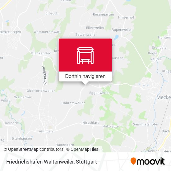 Friedrichshafen Waltenweiler Karte