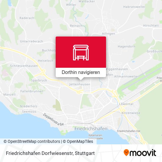 Friedrichshafen Dorfwiesenstr Karte