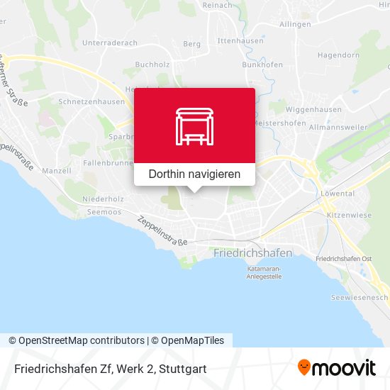 Friedrichshafen Zf, Werk 2 Karte