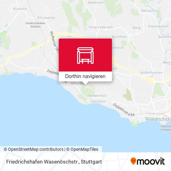Friedrichshafen Wasenöschstr. Karte