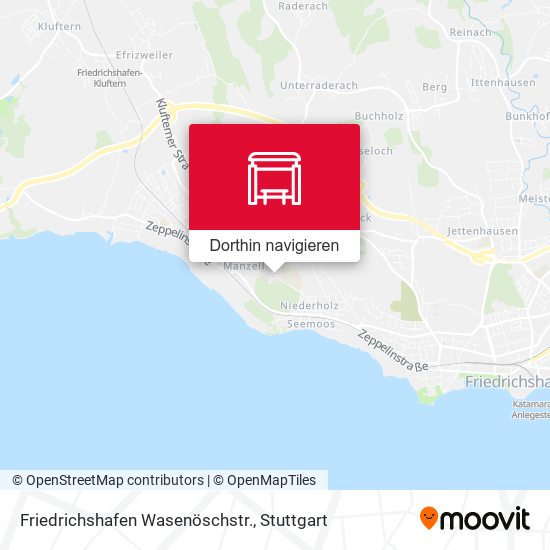 Friedrichshafen Wasenöschstr. Karte