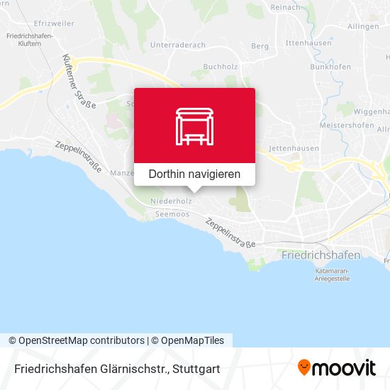 Friedrichshafen Glärnischstr. Karte