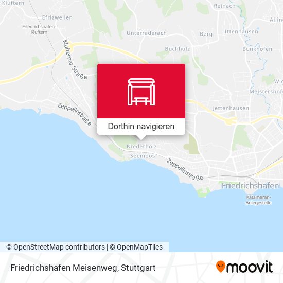 Friedrichshafen Meisenweg Karte