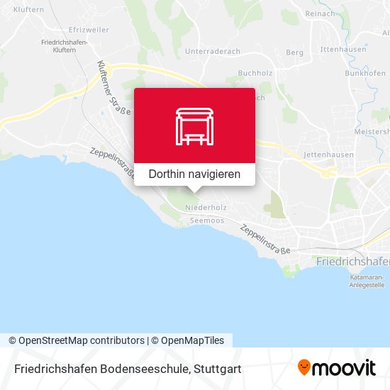 Friedrichshafen Bodenseeschule Karte