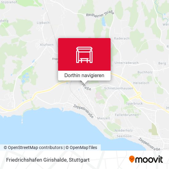 Friedrichshafen Girishalde Karte