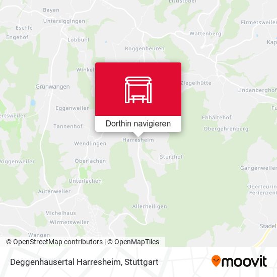 Deggenhausertal Harresheim Karte