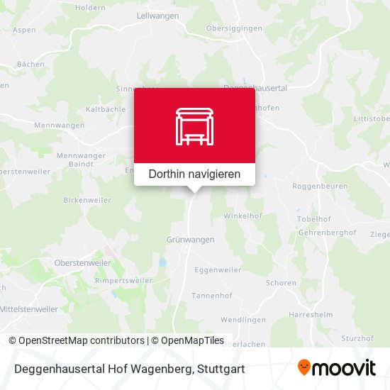 Deggenhausertal Hof Wagenberg Karte