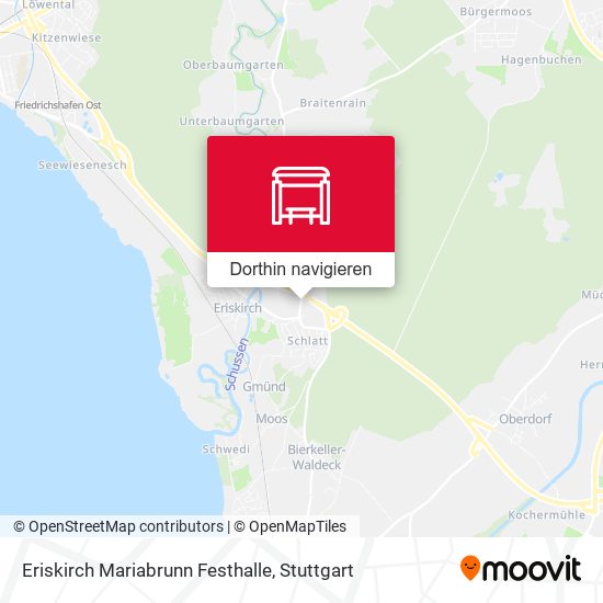 Eriskirch Mariabrunn Festhalle Karte