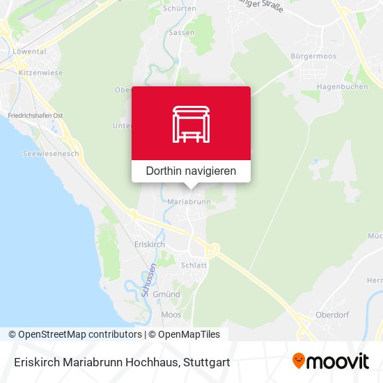 Eriskirch Mariabrunn Hochhaus Karte