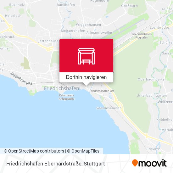 Friedrichshafen Eberhardstraße Karte