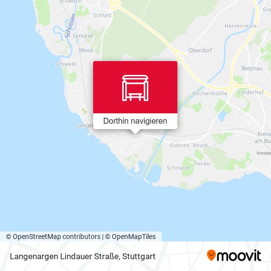 Langenargen Lindauer Straße Karte