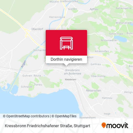 Kressbronn Friedrichshafener Straße Karte
